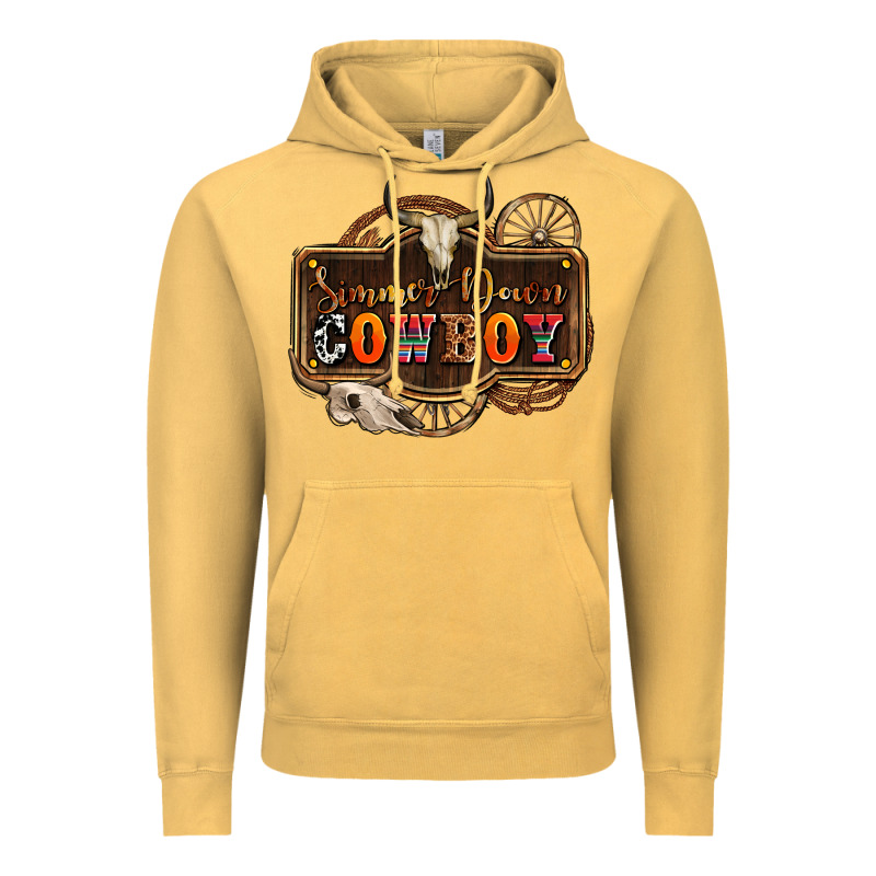Simmer Down Cowboy Olivia Vintage Hoodie by OliviaCreatesArt | Teevron