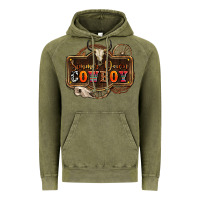 Vintage Olive simmer down cowboy olivia Vintage Hoodie - OliviaCreatesArt