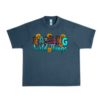 Midnight Navy raising wild things Urban Heavy Tee - RanaPortraitStore