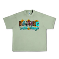Oil Green raising wild things Urban Heavy Tee - RanaPortraitStore