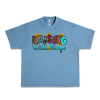 Pebble Blue raising wild things Urban Heavy Tee - RanaPortraitStore