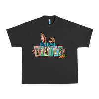 Pigment Black Happy Easter Easter Day Urban Heavy Tee - CowGirlArtShop