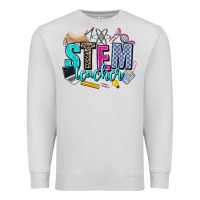 Dove Grey stem teacher Premium Sweatshirt - AdoDesignShop