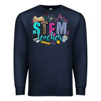 Navy stem teacher Premium Sweatshirt - AdoDesignShop