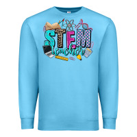 Ocean Blue stem teacher Premium Sweatshirt - AdoDesignShop