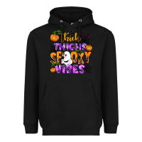 Black thick thighs spooky vibes Heavyweight Hoodie - AdoDesignShop