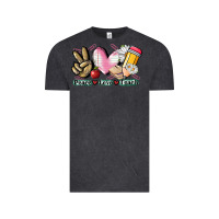Vintage Black Peace love teach Vintage Tee - CowGirlArtShop
