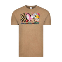 Vintage Coffee Peace love teach Vintage Tee - CowGirlArtShop