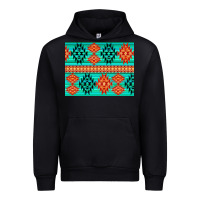 Black aztec pattern background 3200x2400 Urban Hoodie - AdoDesignShop