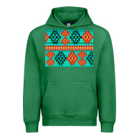 Emerald aztec pattern background 3200x2400 Urban Hoodie - AdoDesignShop