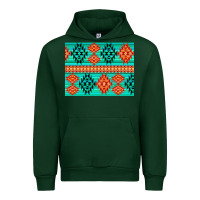 Forest Green aztec pattern background 3200x2400 Urban Hoodie - AdoDesignShop