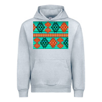 Heather Grey aztec pattern background 3200x2400 Urban Hoodie - AdoDesignShop