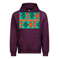 Mauve Wine aztec pattern background 3200x2400 Urban Hoodie - AdoDesignShop
