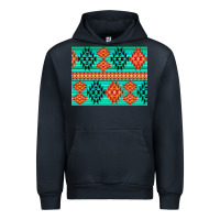 Navy aztec pattern background 3200x2400 Urban Hoodie - AdoDesignShop