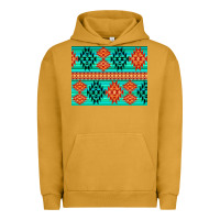 Pigment Peanut Butter aztec pattern background 3200x2400 Urban Hoodie - AdoDesignShop