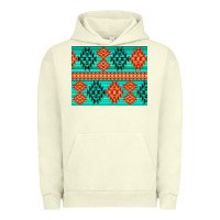 Pigment Pistachio aztec pattern background 3200x2400 Urban Hoodie - AdoDesignShop