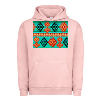 Pigment Salmon aztec pattern background 3200x2400 Urban Hoodie - AdoDesignShop