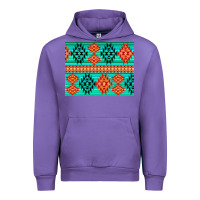 Tulip aztec pattern background 3200x2400 Urban Hoodie - AdoDesignShop