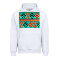 White aztec pattern background 3200x2400 Urban Hoodie - AdoDesignShop