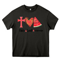 Asphalt Faith Love Watermelon Heavy Core Tee - Bettercallsaul