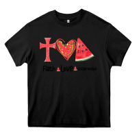 Black Faith Love Watermelon Heavy Core Tee - Bettercallsaul