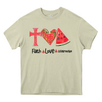 Faith Love Watermelon Heavy Core Tee | Teevron
