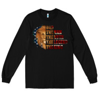Black Dad The Man The Myth The Legend The King Long Sleeve Tee - Jasminsmagicworld