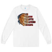 White Dad The Man The Myth The Legend The King Long Sleeve Tee - Jasminsmagicworld