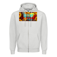 Dove Grey desert vibes license plate Zipper Hoodie - Artiststas