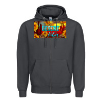 Smoke desert vibes license plate Zipper Hoodie - Artiststas