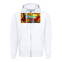 White desert vibes license plate Zipper Hoodie - Artiststas