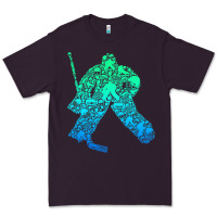 Plum Ice Hockey Goalie Hockey Player Youth Men Kids Boys Premium Tee - longCreatives