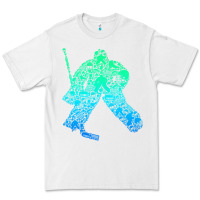 White Ice Hockey Goalie Hockey Player Youth Men Kids Boys Premium Tee - longCreatives