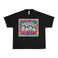 Black Easter Day Chilling with my peeps Urban Heavy Tee - CowGirlArtShop