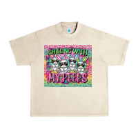 Sandshell Easter Day Chilling with my peeps Urban Heavy Tee - CowGirlArtShop