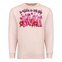 Pale Pink in october we wear pink ghosts Premium Sweatshirt - AdoDesignShop