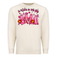 Sandshell in october we wear pink ghosts Premium Sweatshirt - AdoDesignShop
