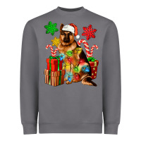 Storm christmas german shepherd Heavyweight Sweatshirt - Artiststas