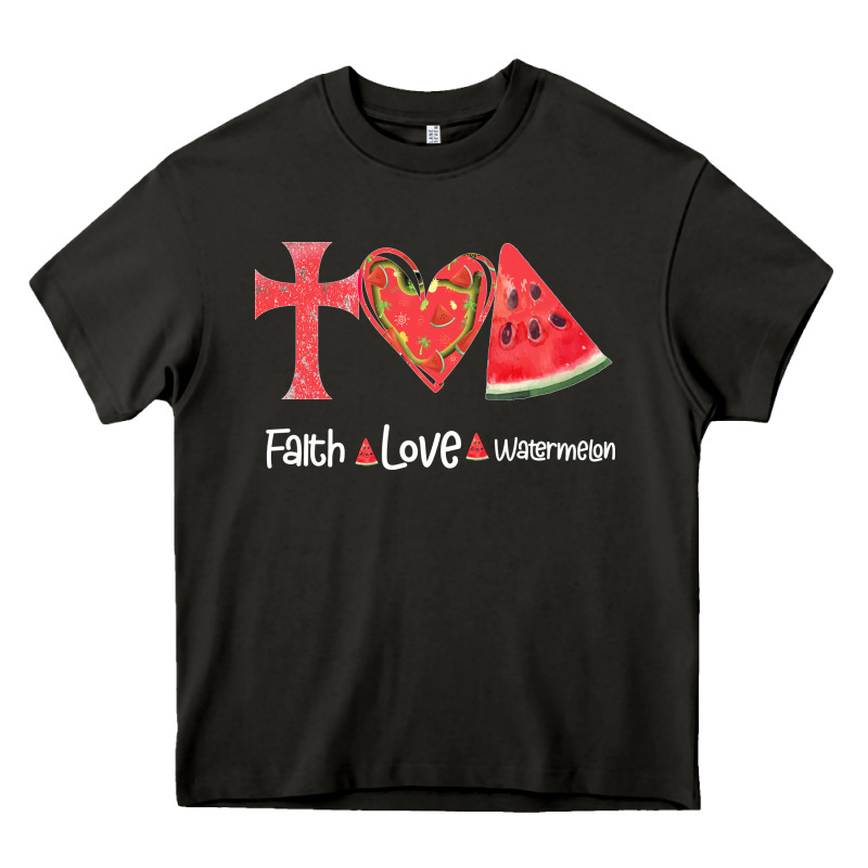 Faith Love Watermelon Heavy Core Tee by Bettercallsaul | Teevron
