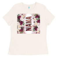 Bone mother's day nana flowers tumbler tbs Ladies Tee - TumblerDesignByShophia