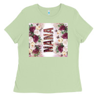 Matcha mother's day nana flowers tumbler tbs Ladies Tee - TumblerDesignByShophia