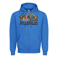 True Royal farm mama with baby pigs Zipper Hoodie - Artiststas