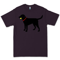 Plum Labrador Retriever Fetch, Black Lab Play Ball Premium Tee - longCreatives