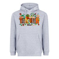 Heather Grey fall teacher Heavyweight Hoodie - AdoDesignShop