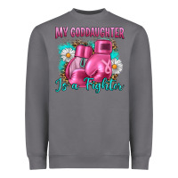 Storm Breast Cancer my Goddaughter is a fighter Heavyweight Sweatshirt - Artiststas