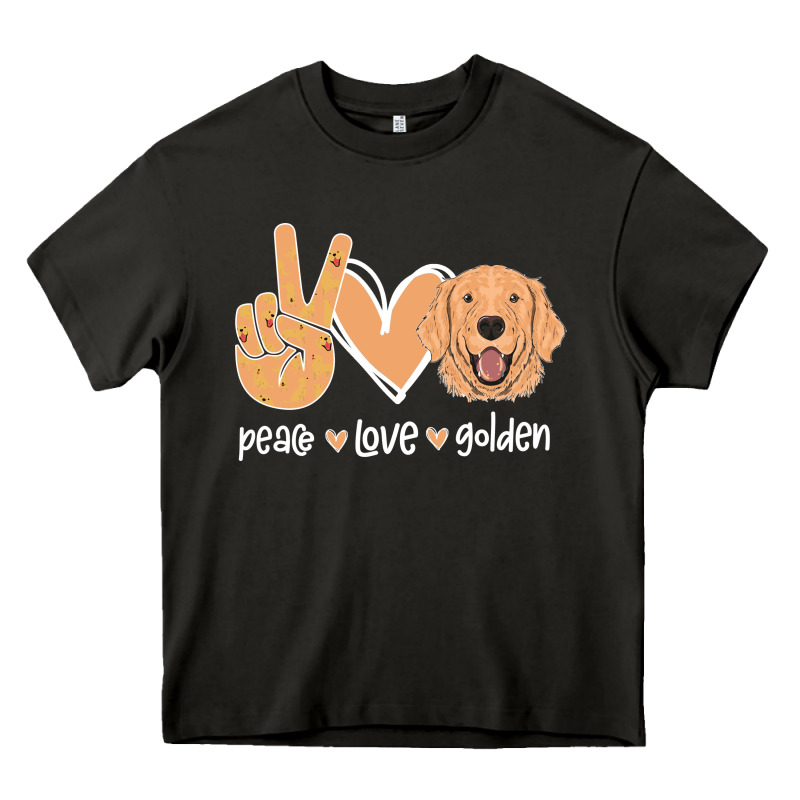 Peace Love Golden Heavy Core Tee by Bettercallsaul | Teevron