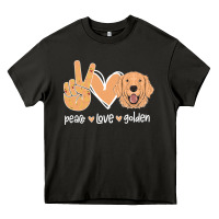 Asphalt Peace Love Golden Heavy Core Tee - Bettercallsaul