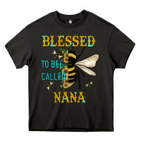 Asphalt Blessed To Bee Nana Heavy Core Tee - JahusDesignShop
