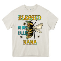 Cream Blessed To Bee Nana Heavy Core Tee - JahusDesignShop