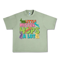 Oil Green Little mister hops a lot Easter Day Urban Heavy Tee - CowGirlArtShop